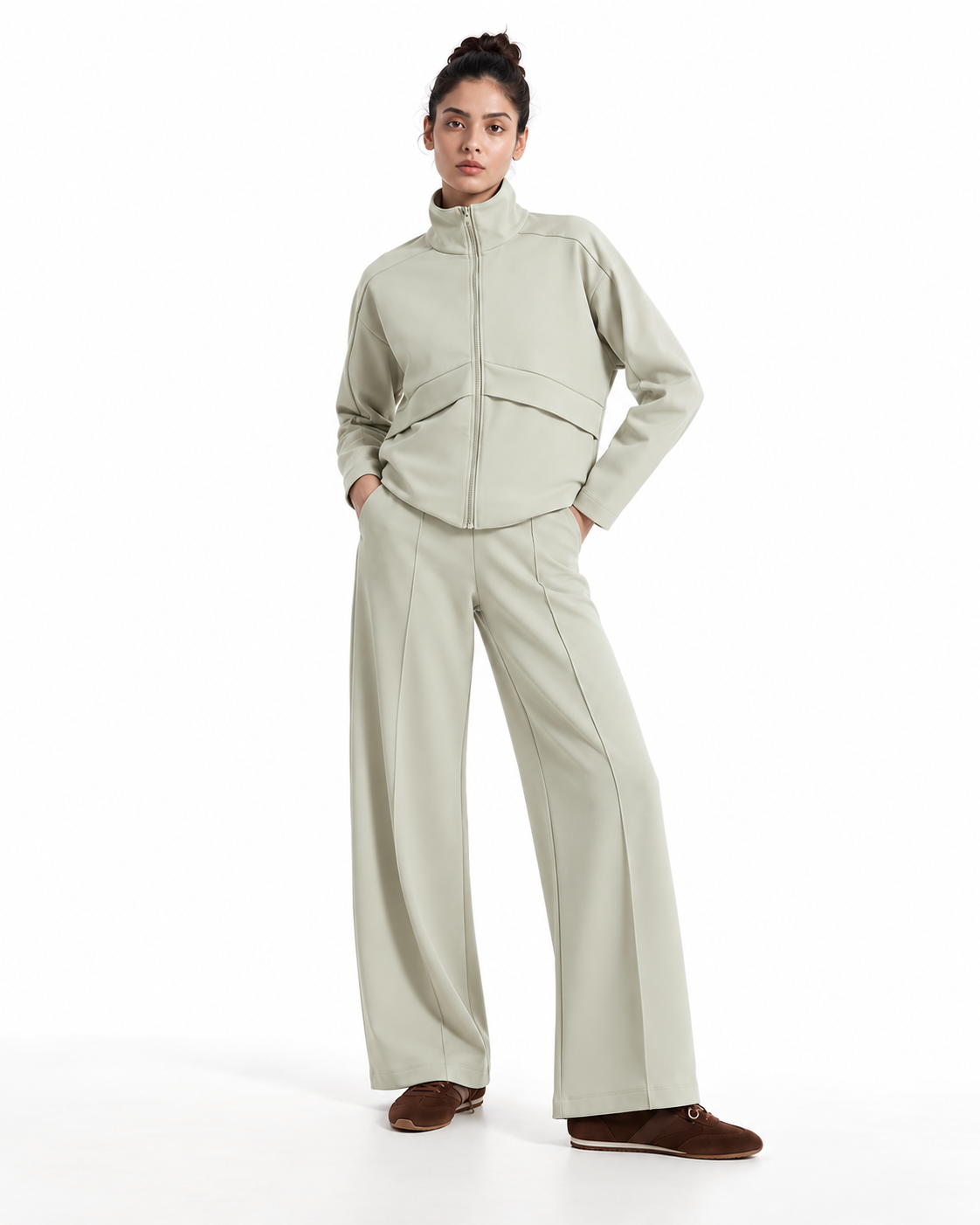 Women Co-ord Set Stone