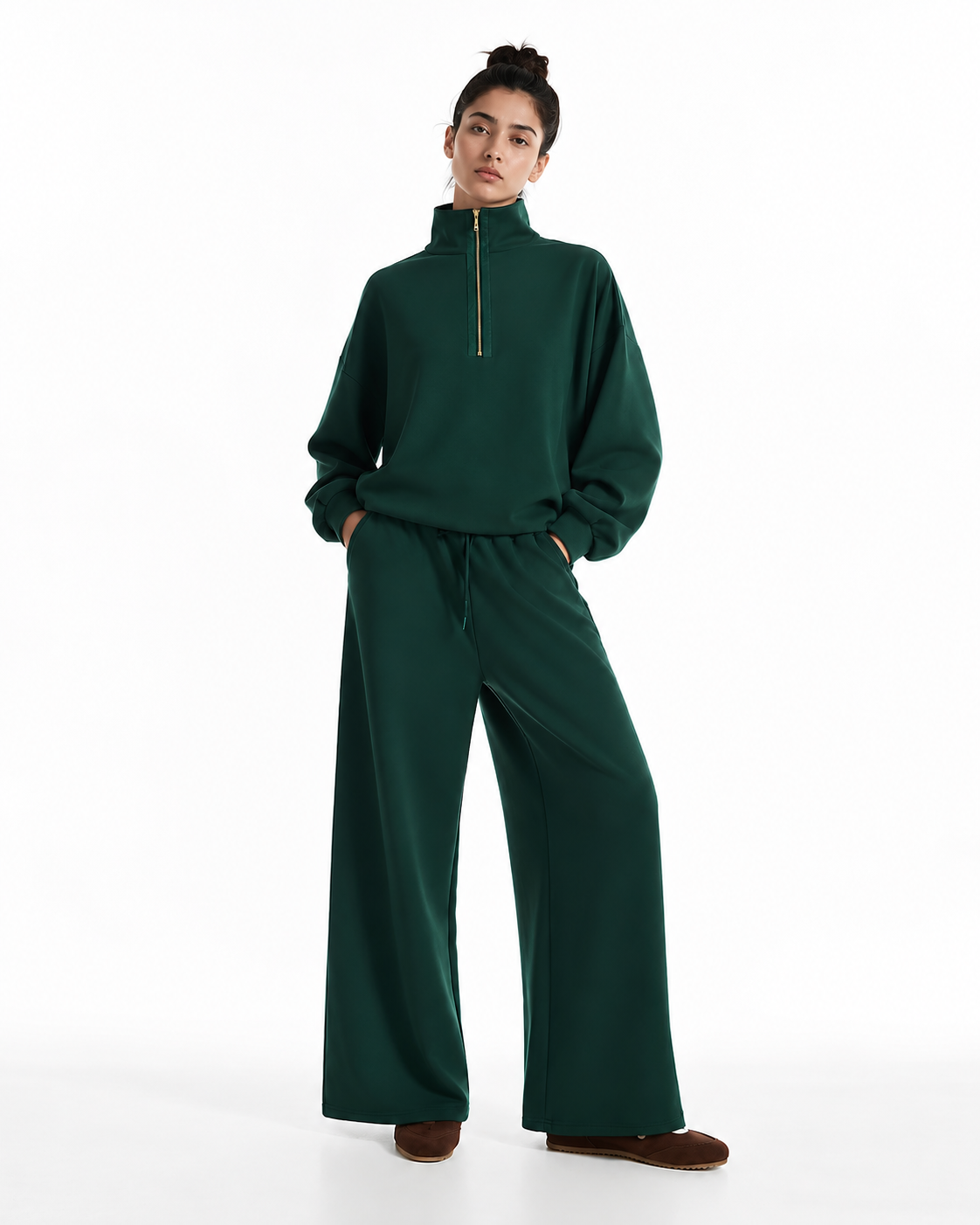 Women Co-ord Set Green