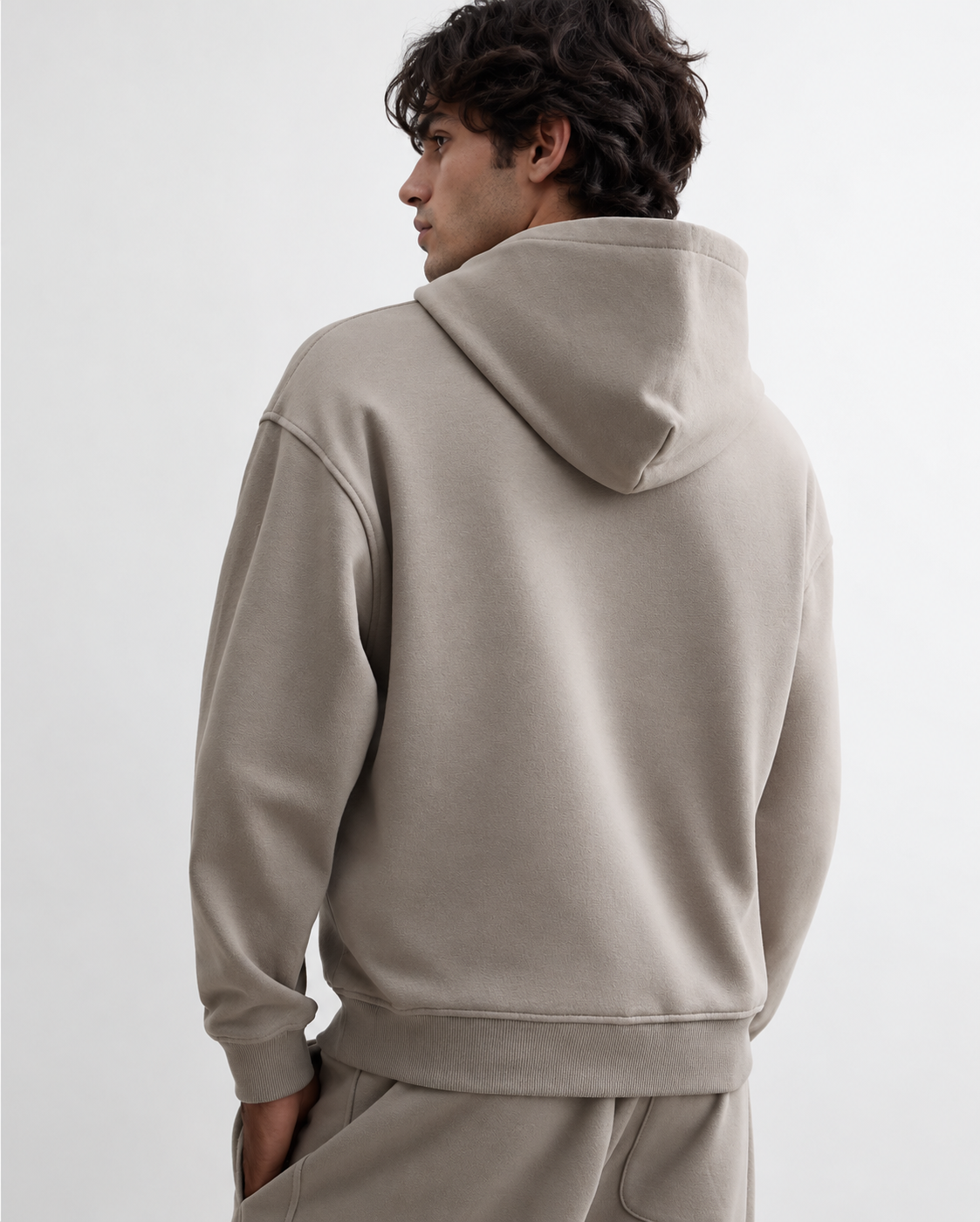 Men Co-ord Set Stone Beige