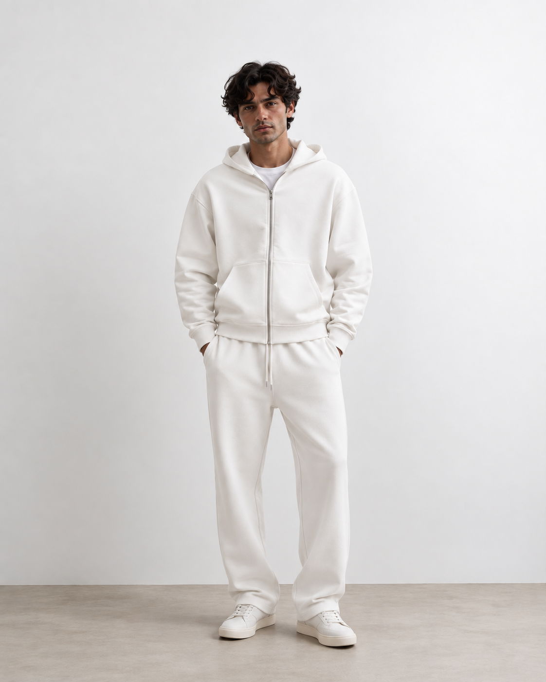 Men Co-ord Set White