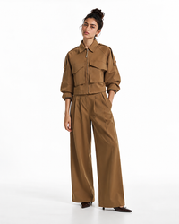 Women Co-ord Set Brown