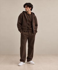 Men Co-ord Set Brown