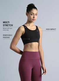 Women Cross Over High Impact Bra