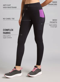 Womens Neon Pop Leggings