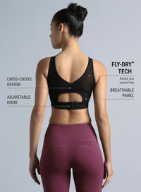 Women Cross Over High Impact Bra