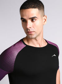 Mens Pop Up T-Shirt BLACK/LIME
