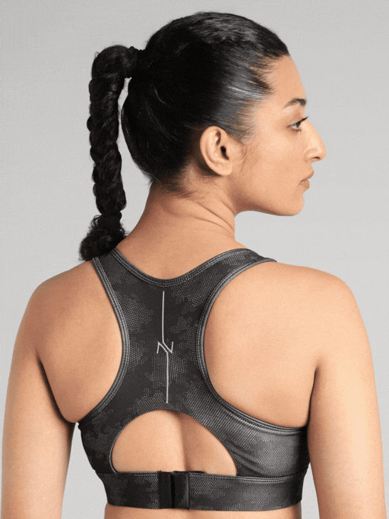 Women Urban Camo High Support Bra