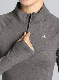Womens Half Zip Sweatshirt
