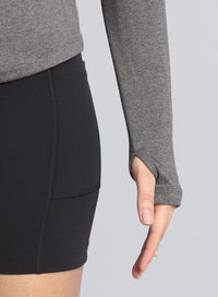 Womens Half Zip Sweatshirt