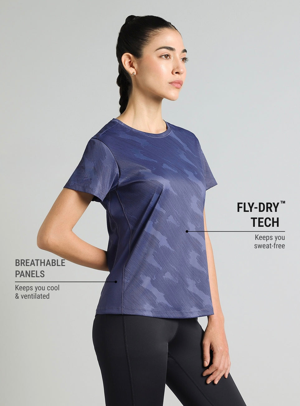 Womens Urban Camo T-Shirt