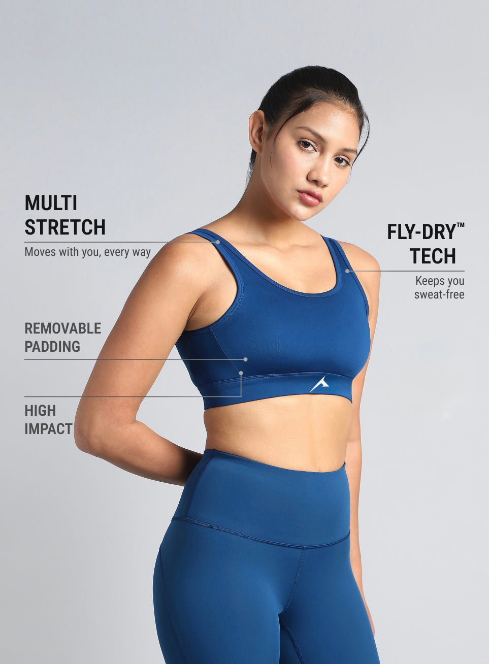 Women Cross Over High Impact Bra