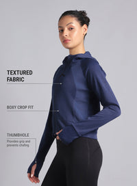 Womens Training Cropped Jacket