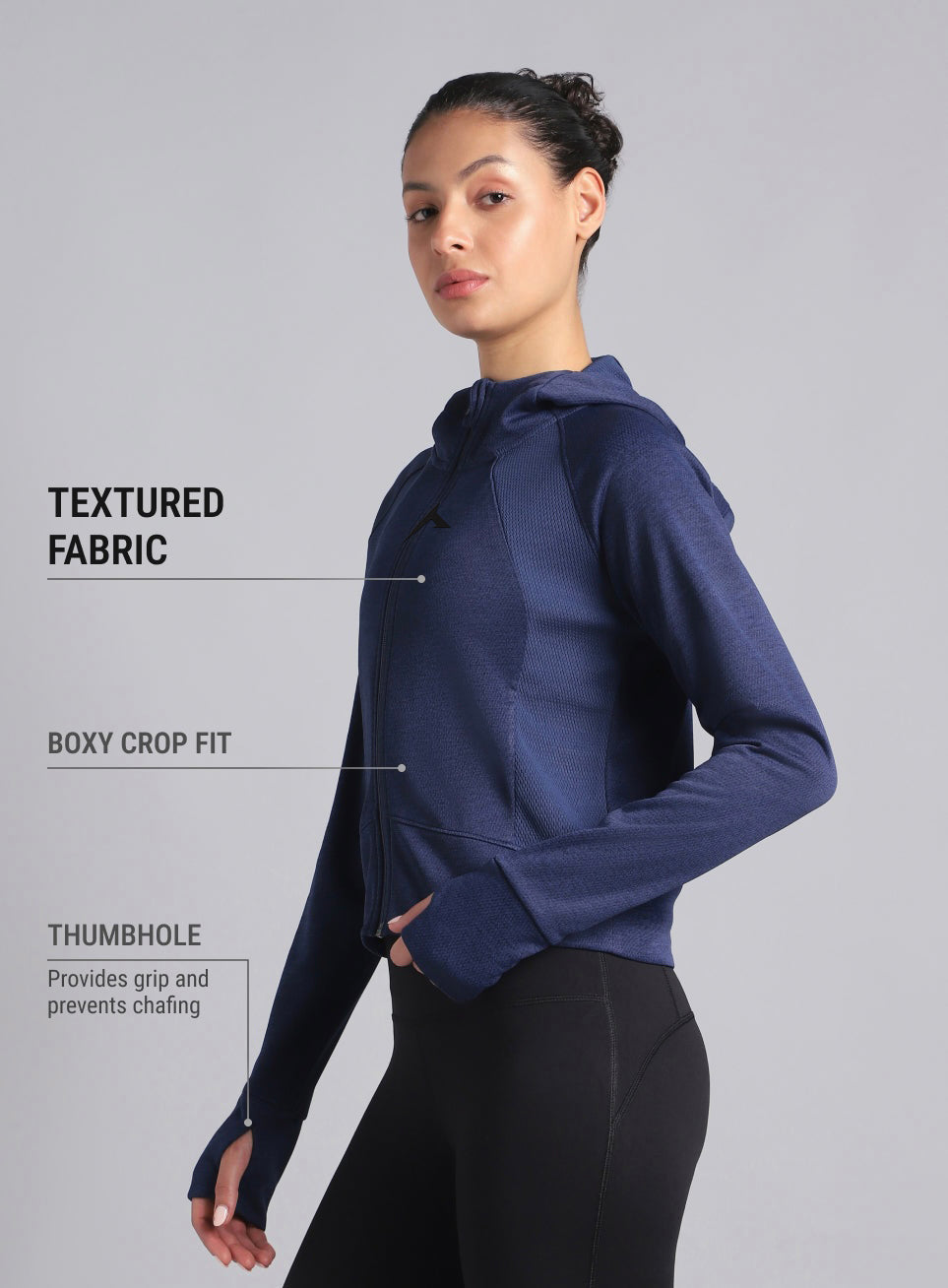 Womens Training Cropped Jacket