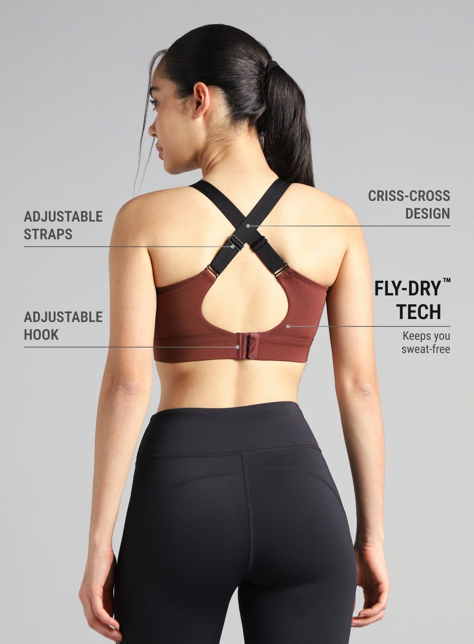 Women High Impact Running Bra