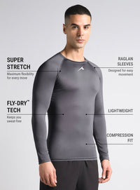 Mens Power Compression T-Shirt Full sleeves