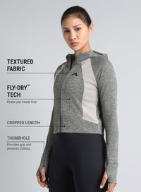 Womens Training Cropped Jacket