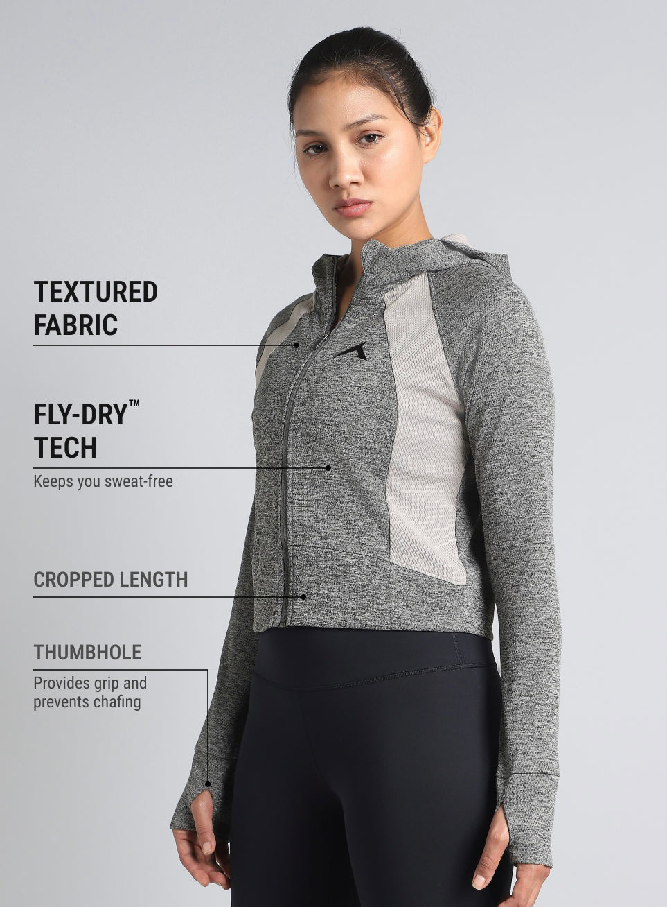 Womens Training Cropped Jacket