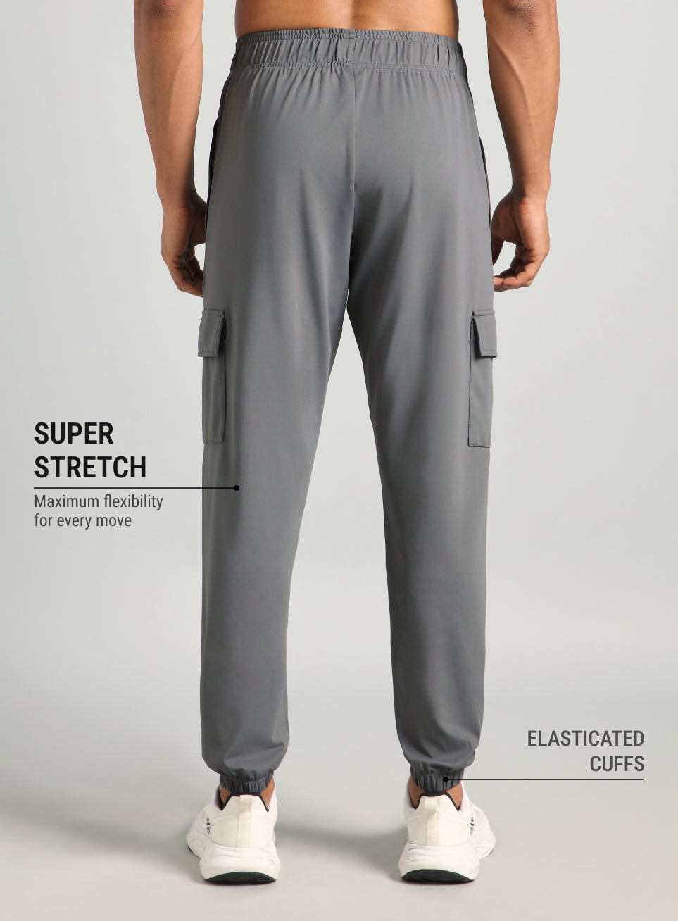 Mens Cargo Running Trousers