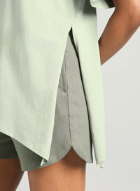 Womens Flow Side Tie up T-Shirt