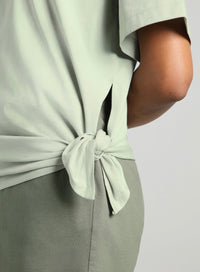 Womens Flow Side Tie up T-Shirt