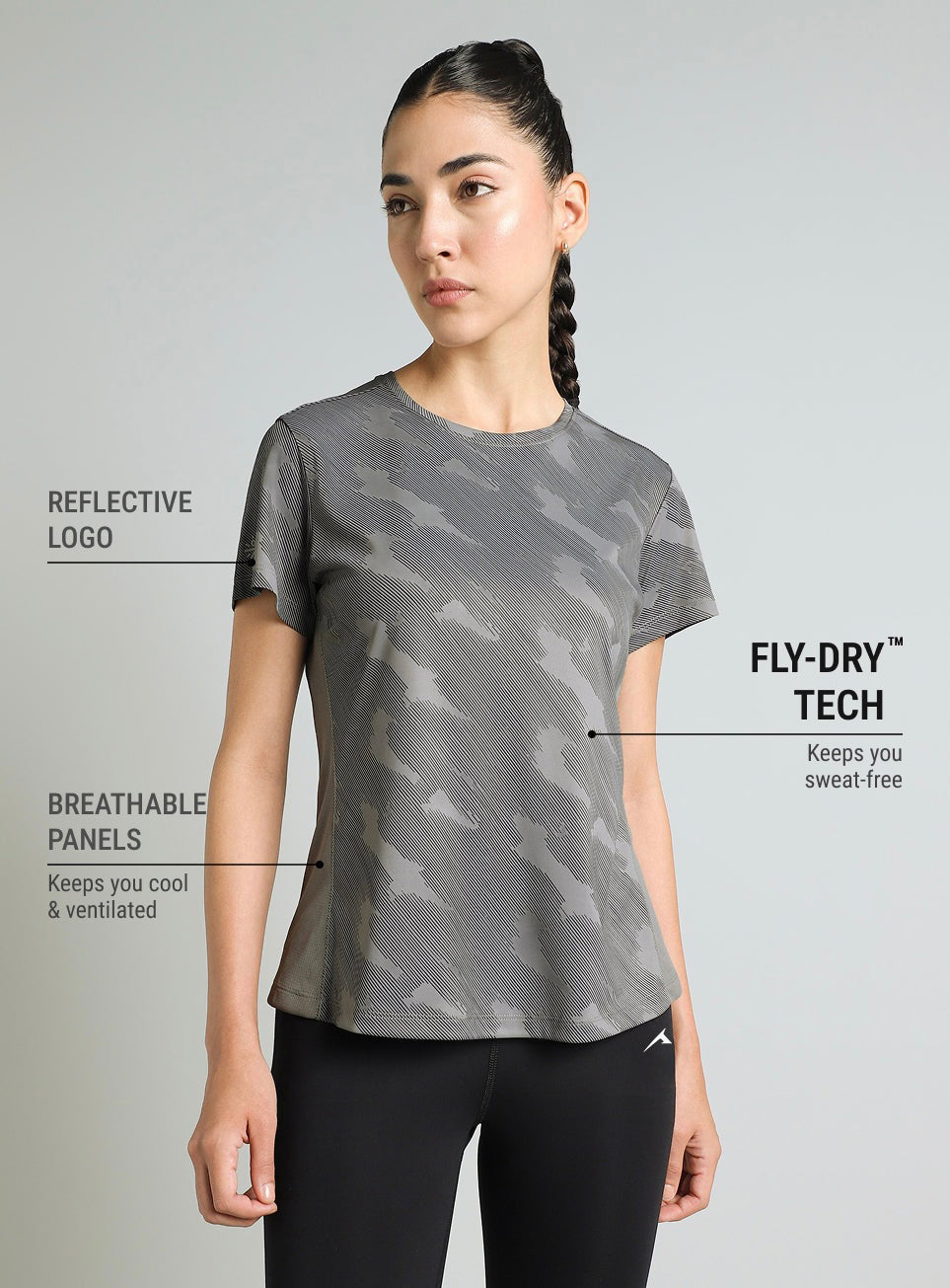 Womens Urban Camo T-Shirt