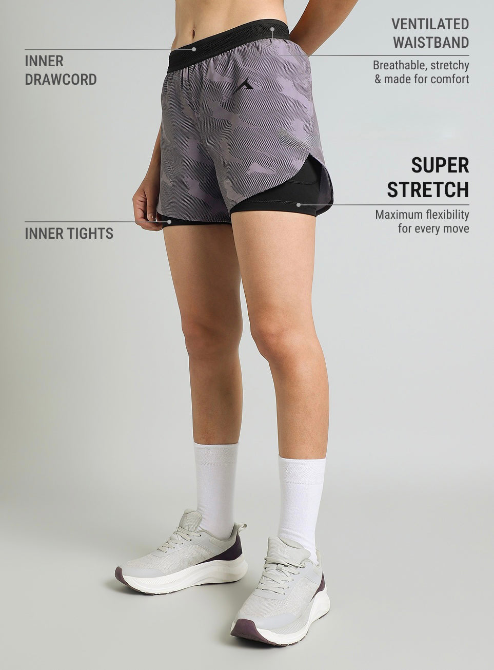 Women Urban Camo Shorts