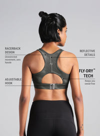 Women Urban Camo High Support Bra