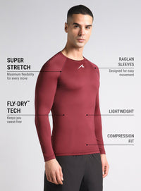 Mens Power Compression T-Shirt Full sleeves