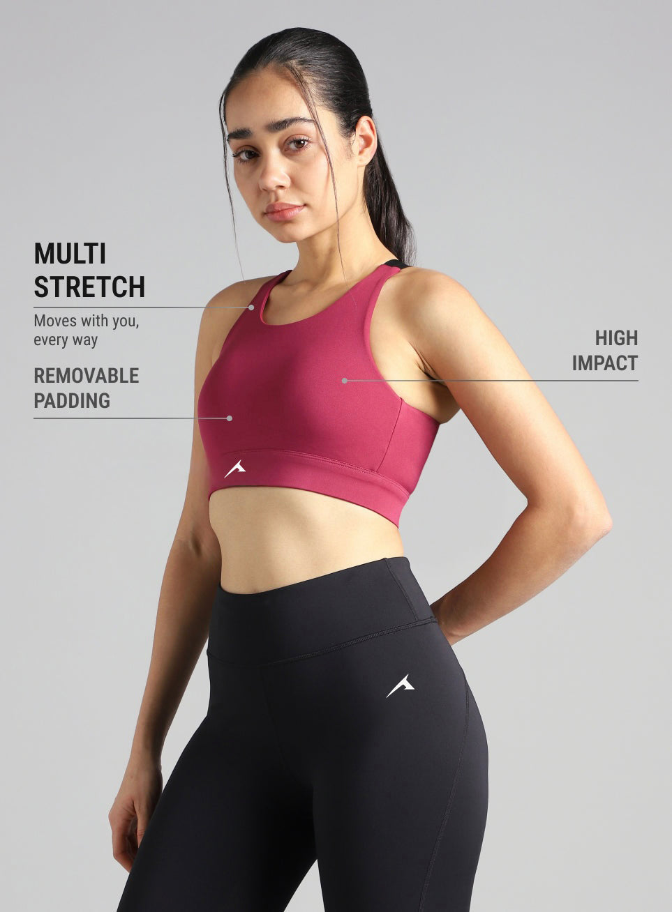 Women High Impact Running Bra