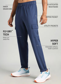Mens Cargo Running Trousers