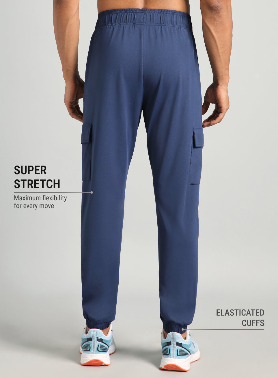 Mens Cargo Running Trousers