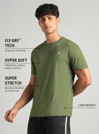 Mens Performance T-Shirt (PURPLE)