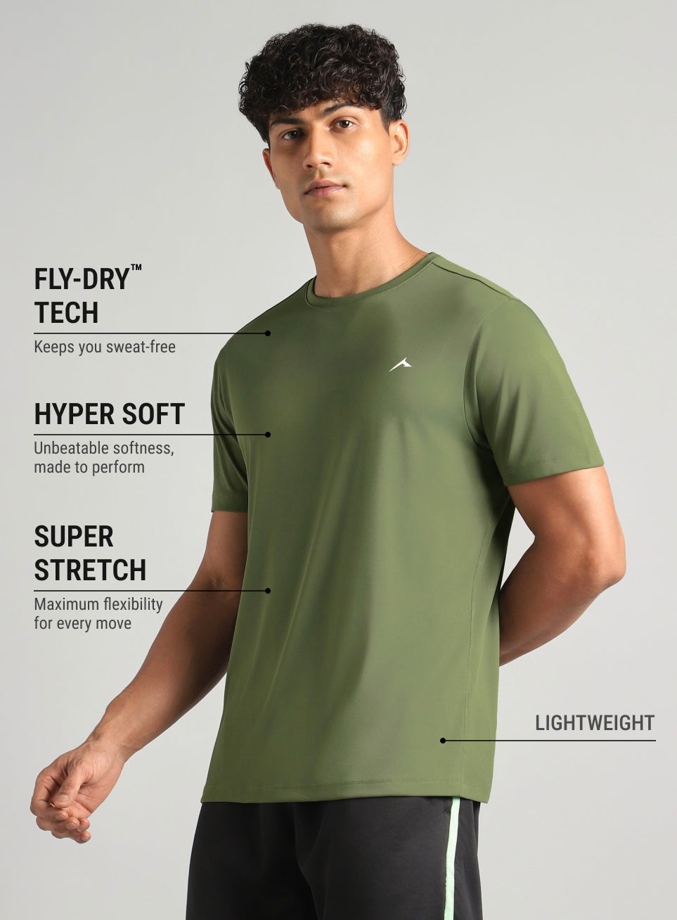 Mens Performance T-Shirt (BLACK)