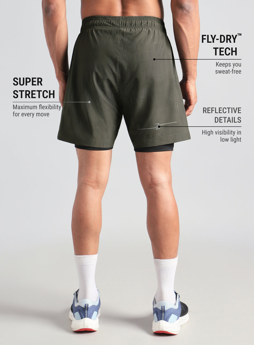 Mens Urban Camo Shorts
