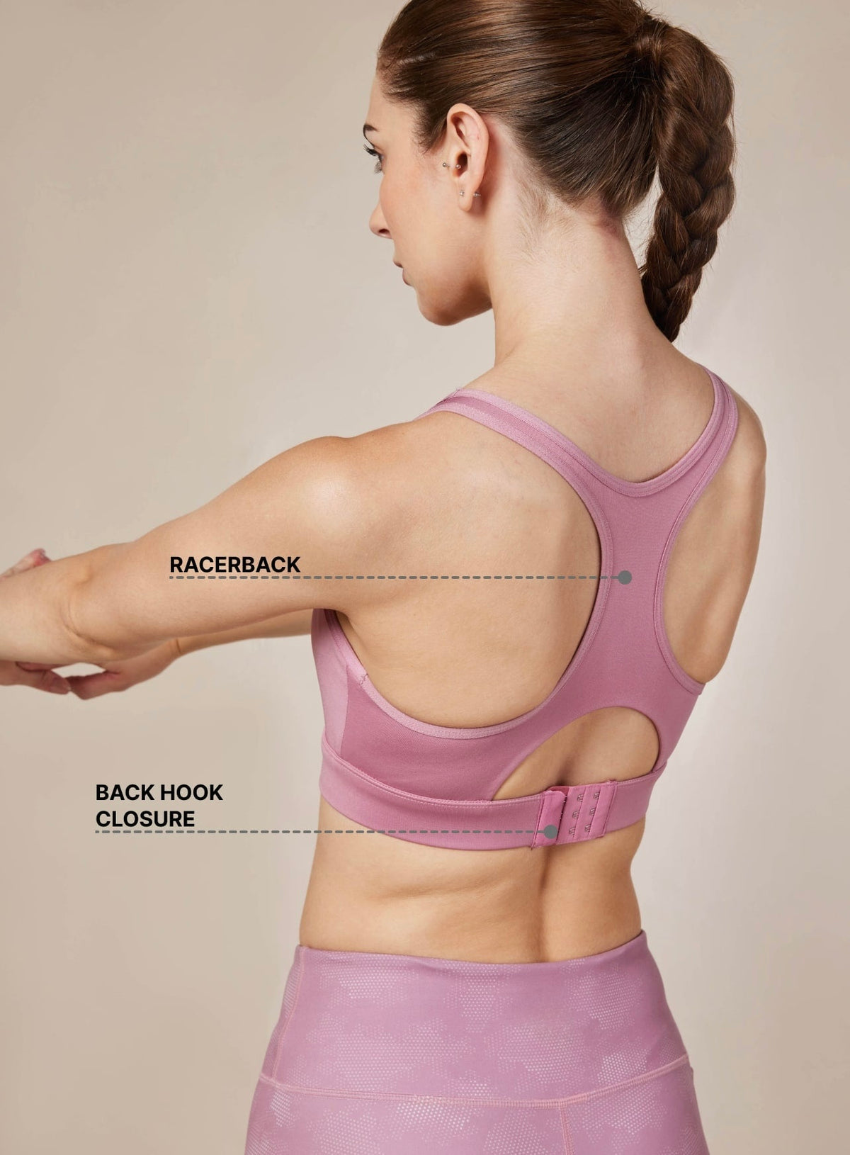 Women Racer Back Hook Bra