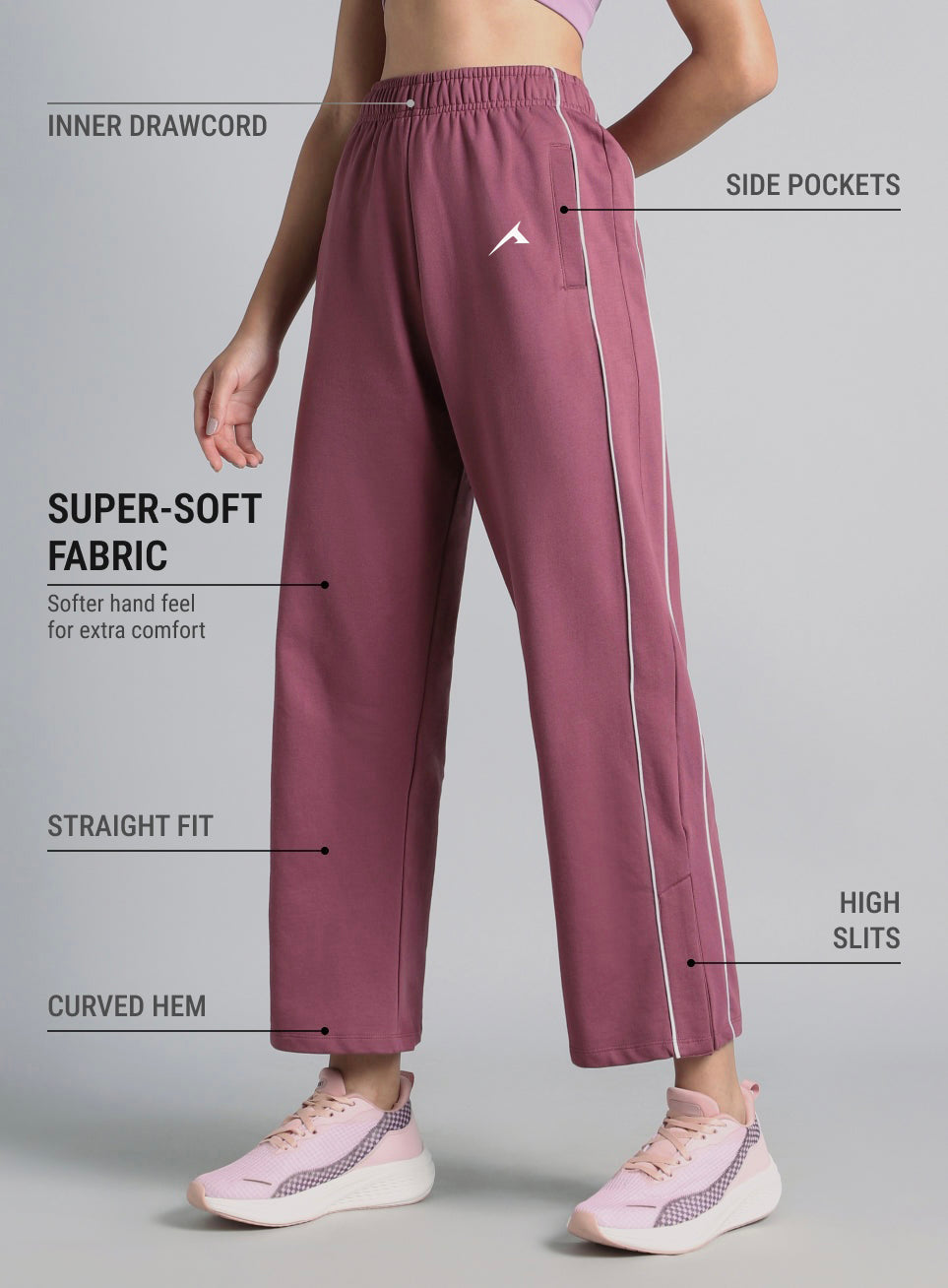 Women Community Straight Trackpants