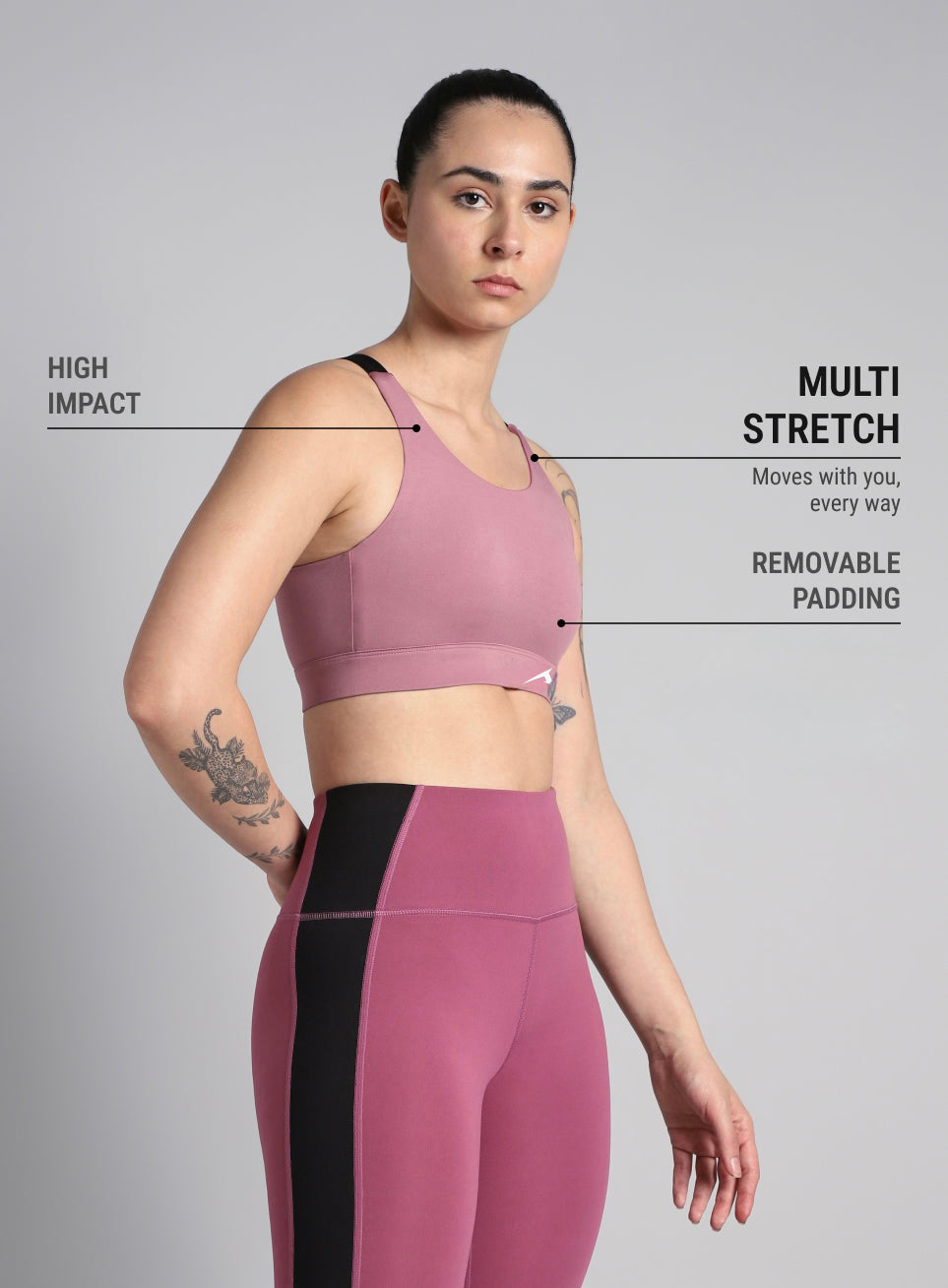 Women High Impact Running Bra