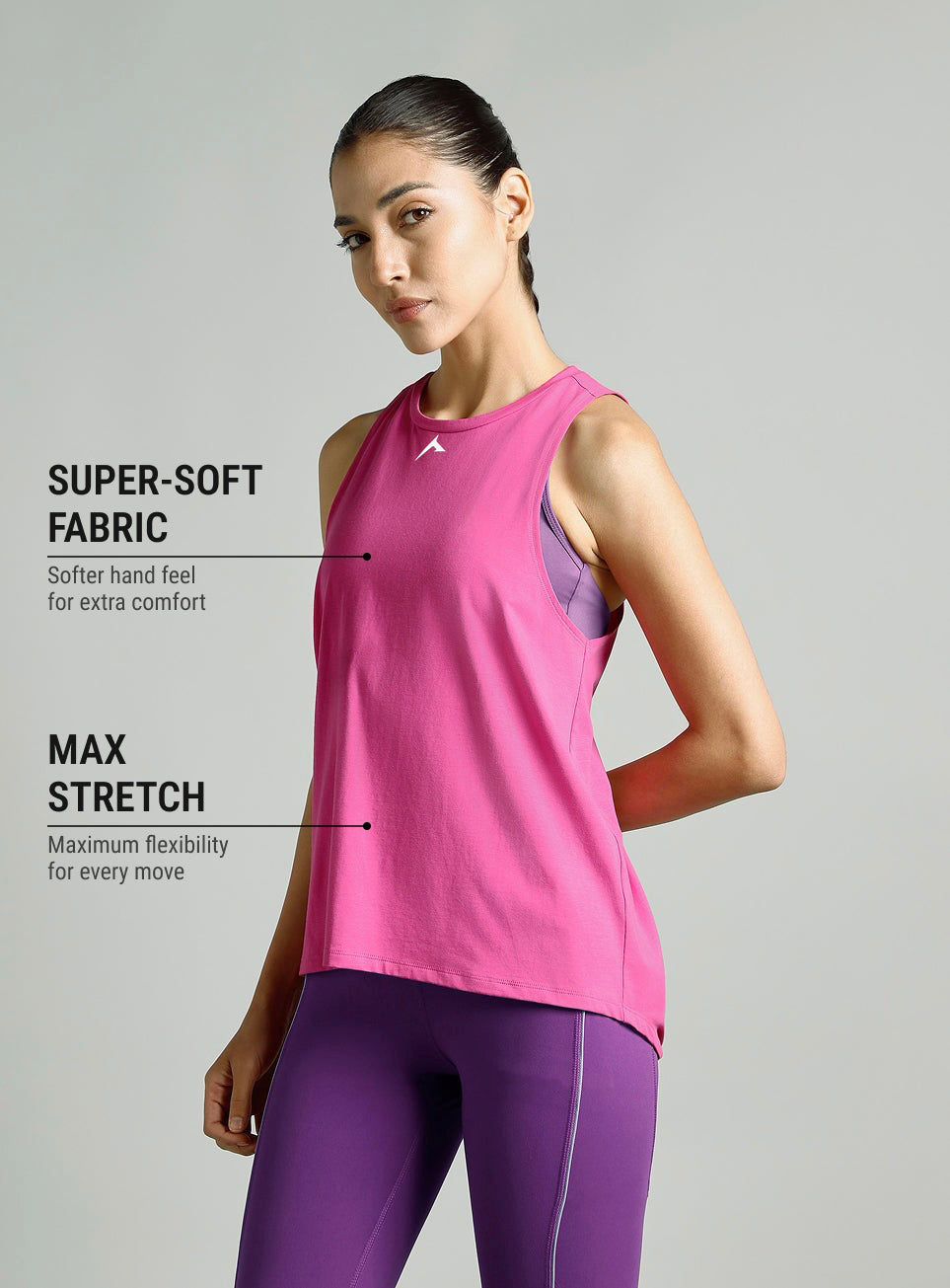 Womens Tie Up Flow Yoga Tanks