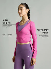 Women Back Wrap Yoga Tank
