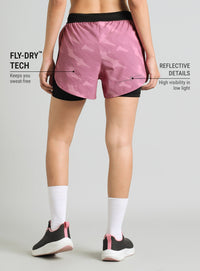 Women Urban Camo Shorts