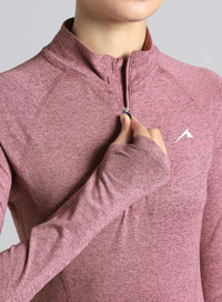 Womens Half Zip Sweatshirt