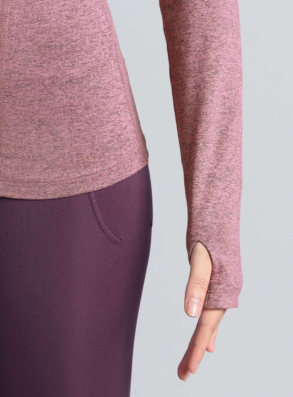 Womens Half Zip Sweatshirt