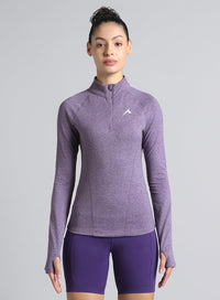 Womens Half Zip Sweatshirt