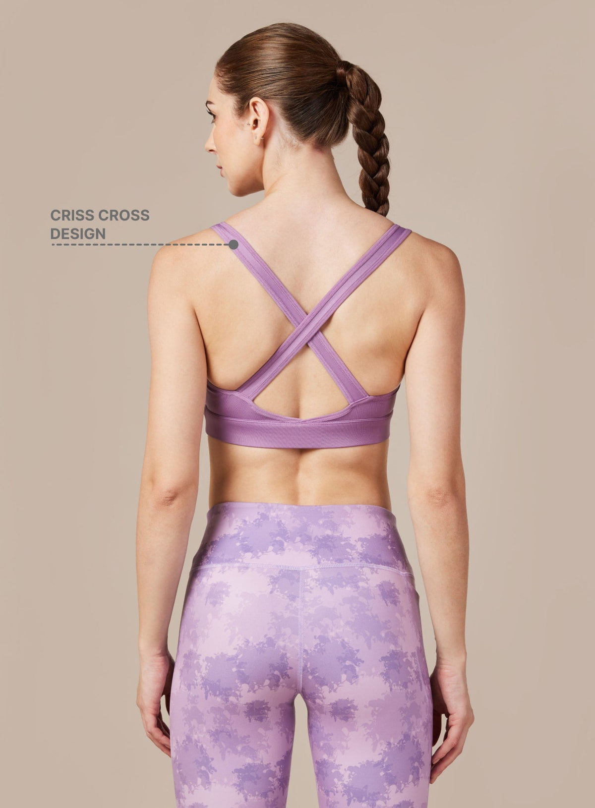 Women Criss Cross Back Bra