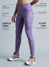 Womens Pacer Camo Leggings