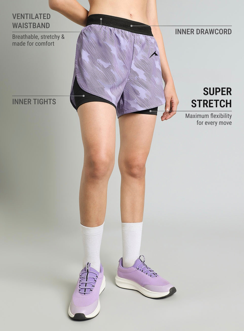 Women Urban Camo Shorts