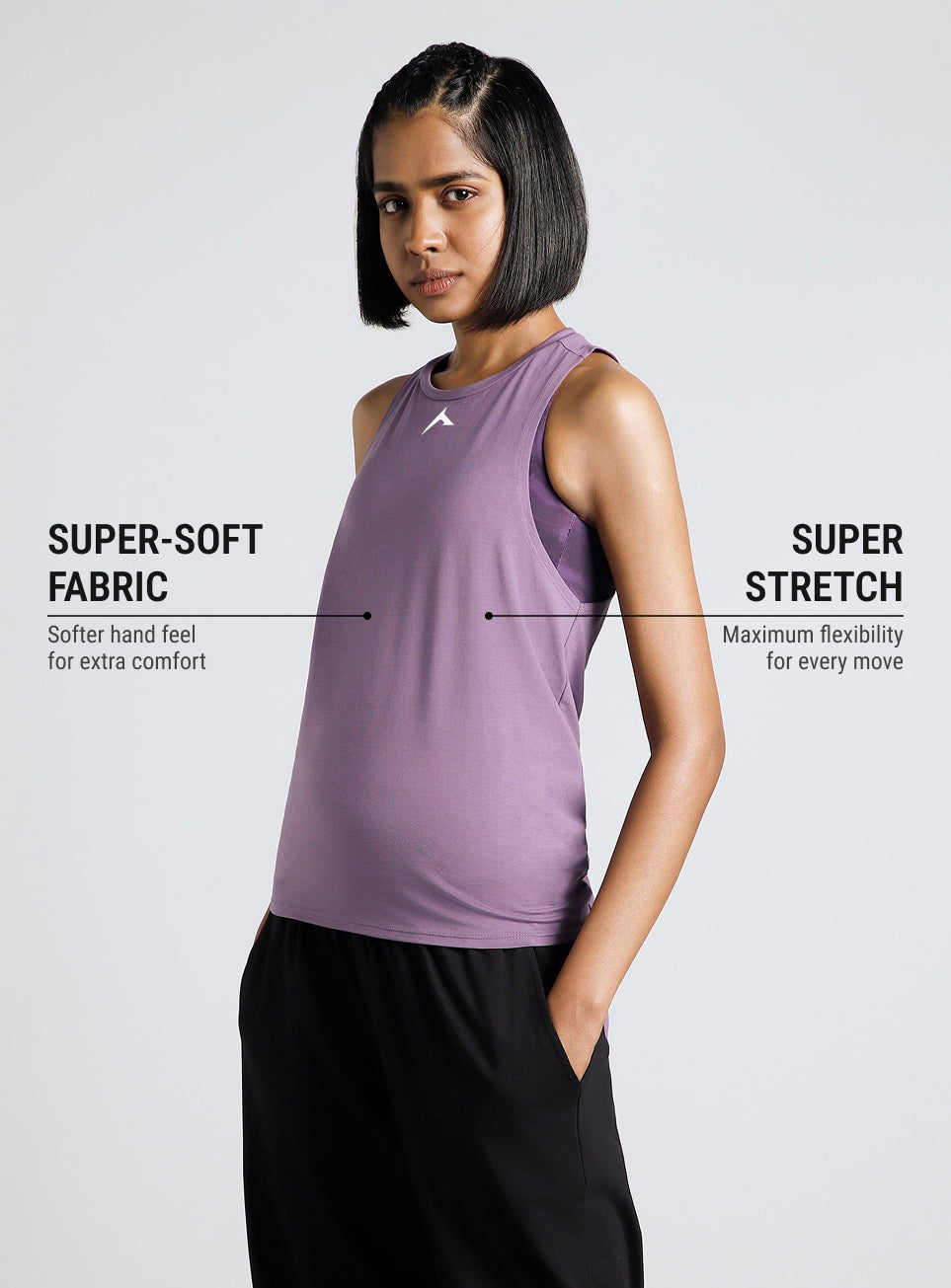 Womens Tie Up Flow Yoga Tanks