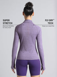 Womens Half Zip Sweatshirt