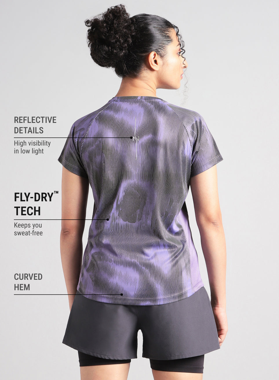 Womens Urban Camo running T-Shirt