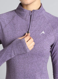 Womens Half Zip Sweatshirt